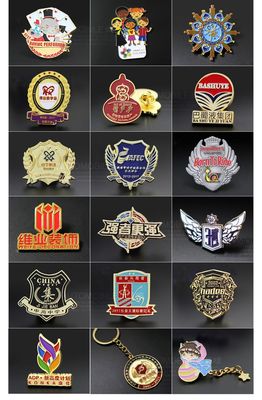 金属徽章定做勋章定制作校徽胸针胸牌胸章奖牌奖章设计纯银纪念币-tmall.com天猫