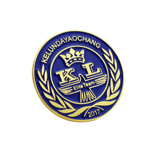 哪里定制商会胸章logo烤漆徽章定制工厂