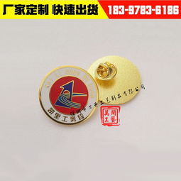 金属徽章厂 五金胸章制作 定做胸牌 五金烤漆徽章报价