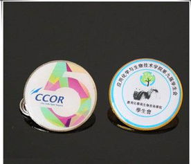 天河金色胸章,设计订做镀金胸徽批发设计制作厂